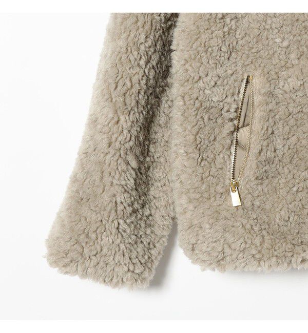 Demi-Luxe BEAMS 「【WEB限定】TATRAS / IPAMA ボア フードジャケット」|ブルゾン・スタジャン|