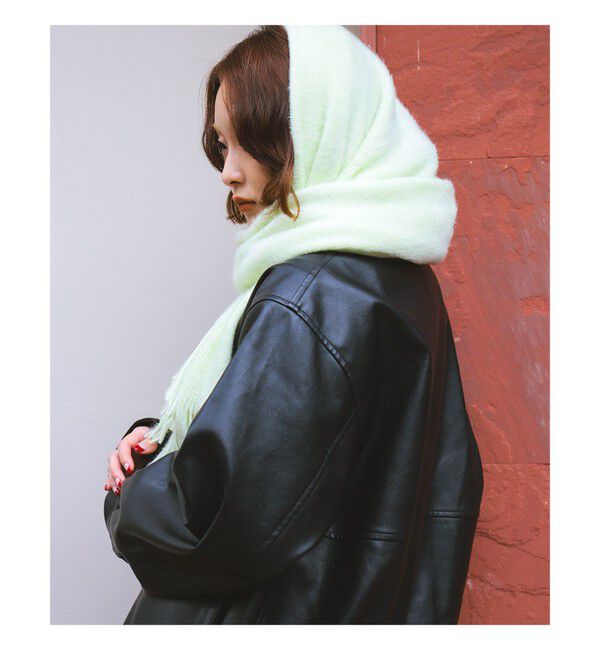 Ray BEAMS 「無地 カラー ロング マフラー」|ストール|