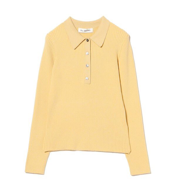Ray BEAMS 「リブ ニット ポロシャツ」|ニット・セーター|