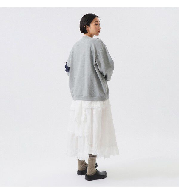 BEAMSBOY「【別注】TORI-TO / タテフリル カーディガン」|スウェット・ジャージ|