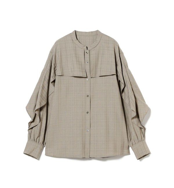 Ray BEAMS 「RBS / バンドカラーケープ ブラウス」|シャツ・ブラウス|CHECK
