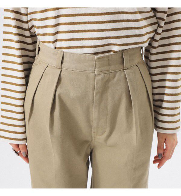 BEAMSBOY「【別注】Dickies / 2プリーツ パンツ」|チノ|