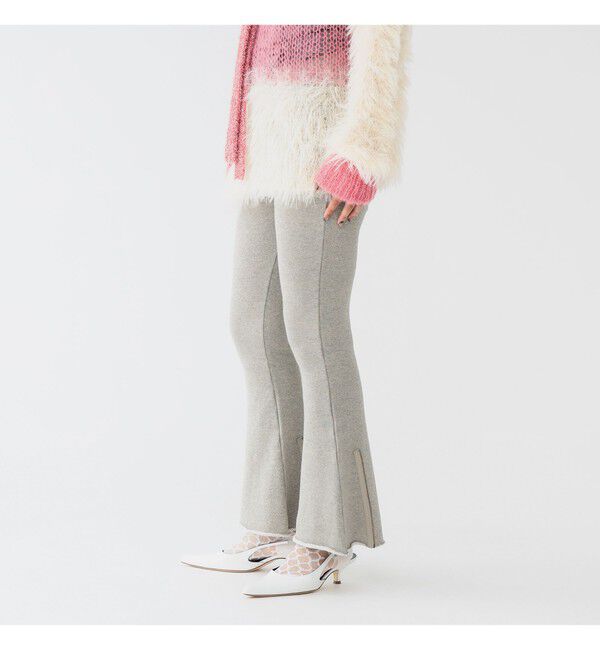 BEAMSBOY「maturely / グリッター ジッパー パンツ」|チノ|