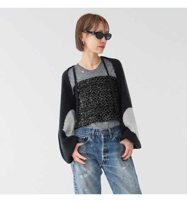 BEAMSBOY「maturely / ハート ボレロ」|ニット・セーター|