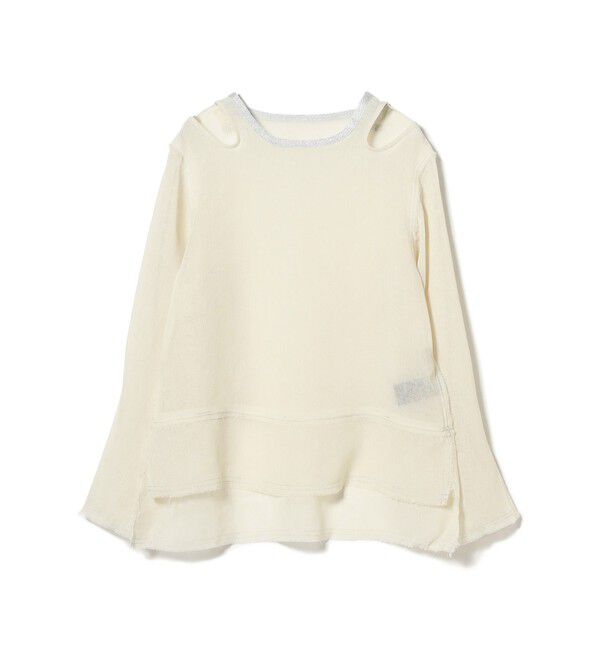 BEAMSBOY「maturely / メッシュ トップ ロングスリーブ」|シャツ・ブラウス|