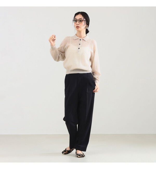 Demi-Luxe BEAMS 「【別注】BATONER / シアー モヘヤ ポロニット」|ニット・セーター|