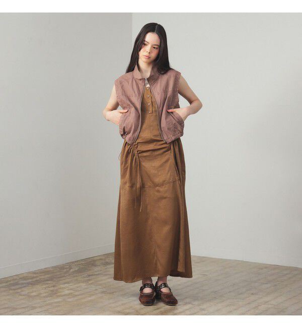 Ray BEAMS 「スタンドカラー ジップ ベスト」|ベスト・ジレ|