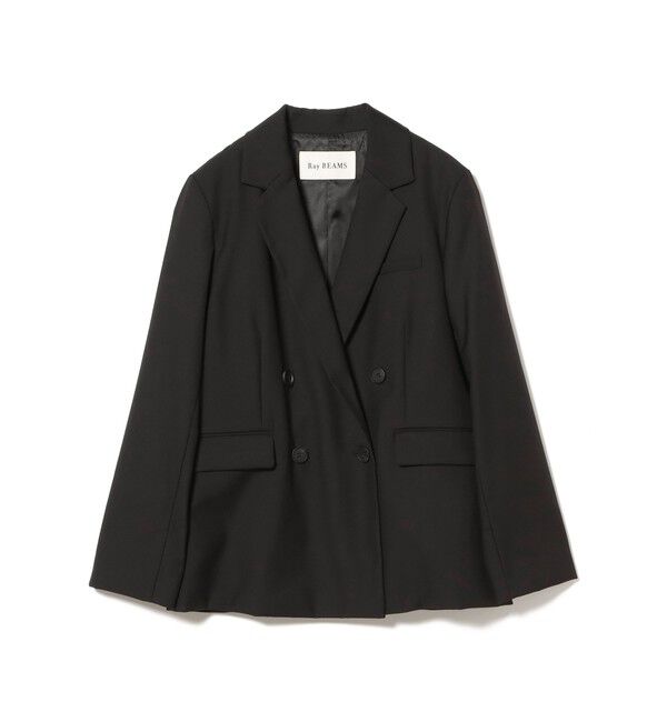Ray BEAMS 「4ボタン ダブル テーラード ジャケット」|ダッフルコート|
