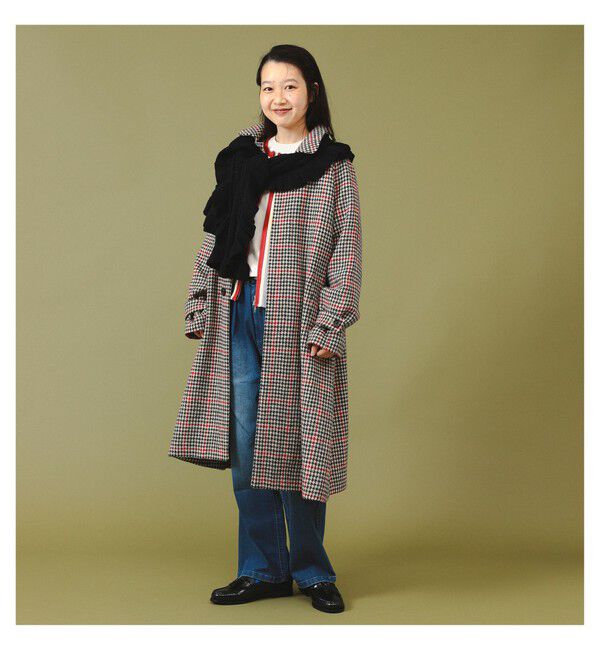 BEAMSBOY「ハリス バルマカン コート」|ダッフルコート|