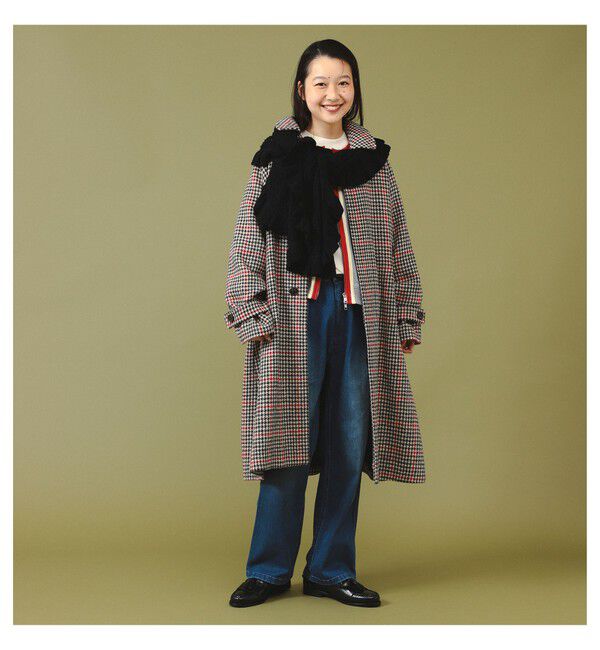 BEAMSBOY「ハリス バルマカン コート」|ダッフルコート|