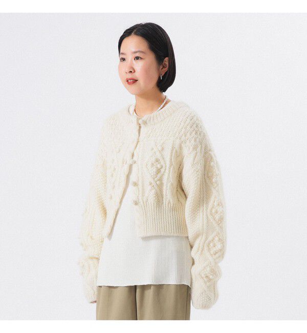 BEAMSBOY「O.YM506」|ニット・セーター|IVORY
