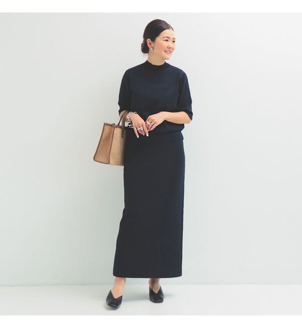 Demi-Luxe BEAMS 「シンプル モックネック ニット .M」|ニット・セーター|