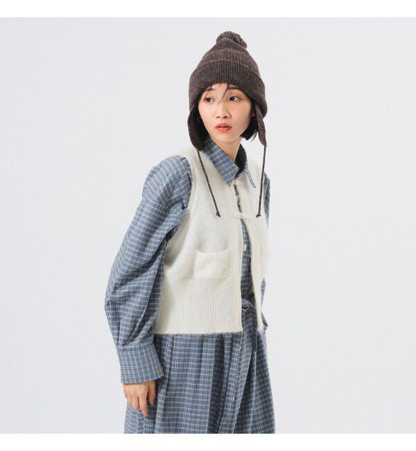 BEAMSBOY「チャイナ ボタン ベスト」|ベスト・ジレ|