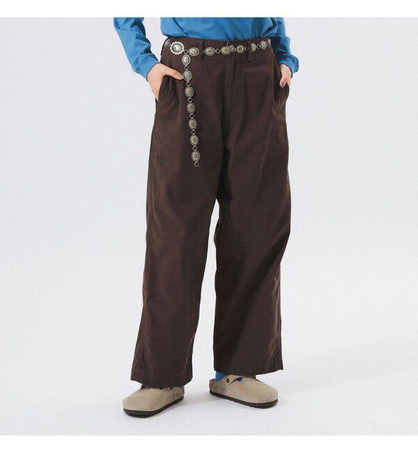 BEAMSBOY「ワイド チノ パンツ」|チノ|