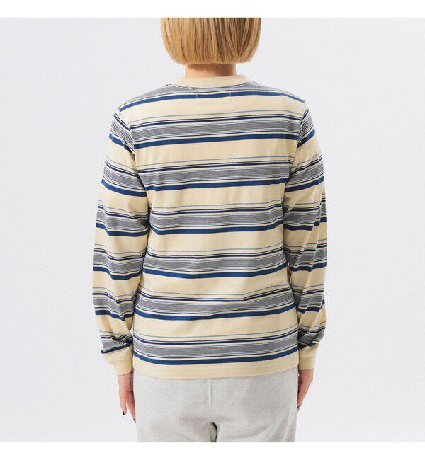 BEAMSBOY「ボーイ エンブロイダリー ボーダー ロングスリーブ Tシャツ」|Tシャツ・カットソー|