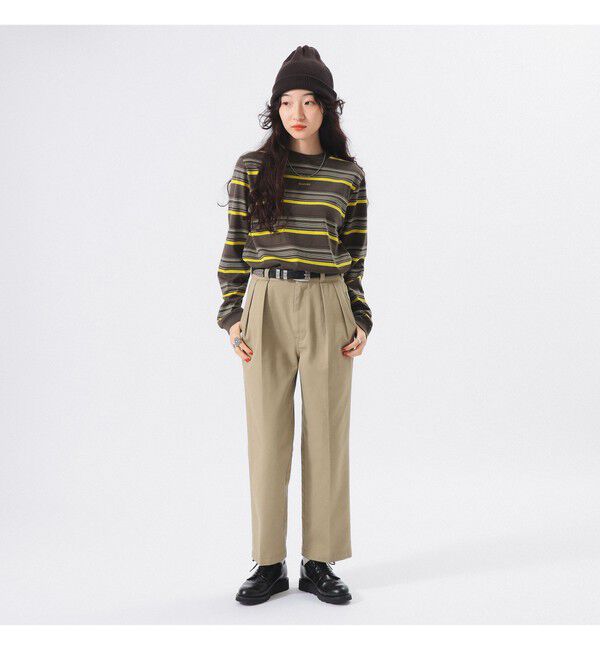 BEAMSBOY「ボーイ エンブロイダリー ボーダー ロングスリーブ Tシャツ」|Tシャツ・カットソー|