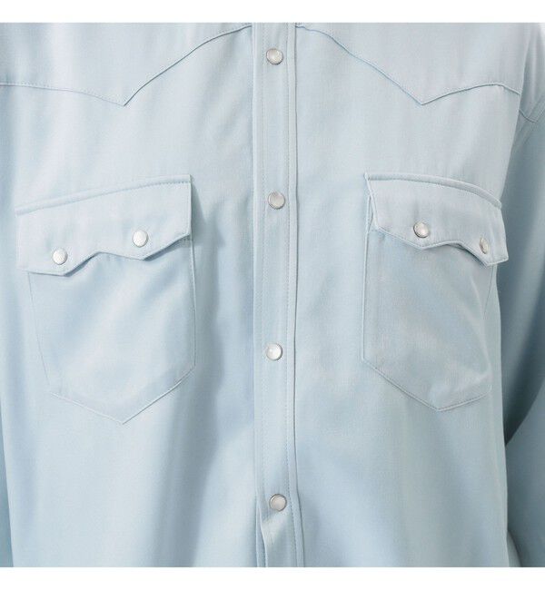 BEAMSBOY「サテン ウエスタン シャツ」|シャツ・ブラウス|