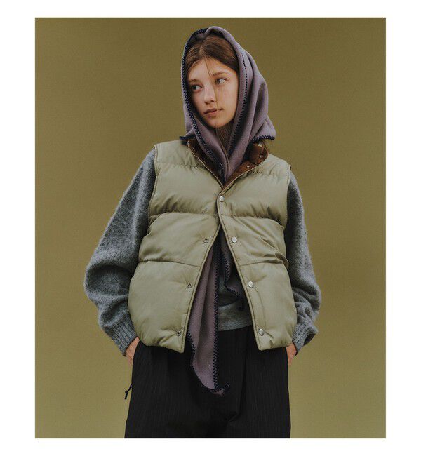 BEAMSBOY「リバーシブル ダウン ベスト」|ベスト・ジレ|