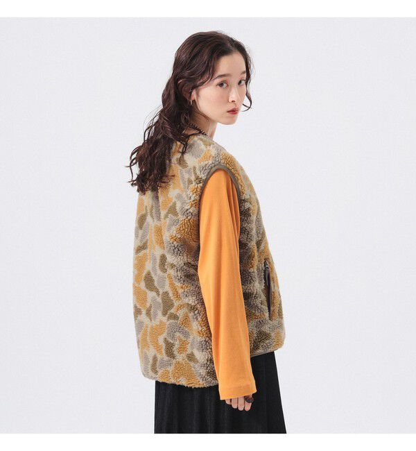 BEAMSBOY「ジャガード ボア プルオーバー」|ベスト・ジレ|