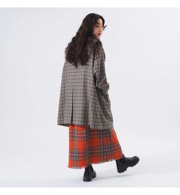 BEAMSBOY「ガンクラブ チェック コート」|ダッフルコート|