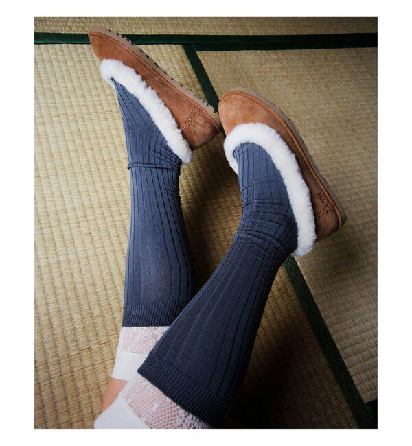 Ray BEAMS 「UGG(R) for Ray BEAMS / ZORA BALLET」|バレエシューズ|CHESTNUT