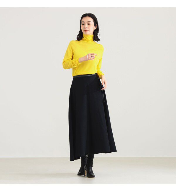 Demi-Luxe BEAMS 「	AK+1 / ウール ソリッド フレアスカート」|スカート|