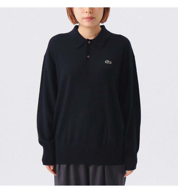 BEAMSBOY「【別注】LACOSTE / ニット ポロシャツ」|ニット・セーター|