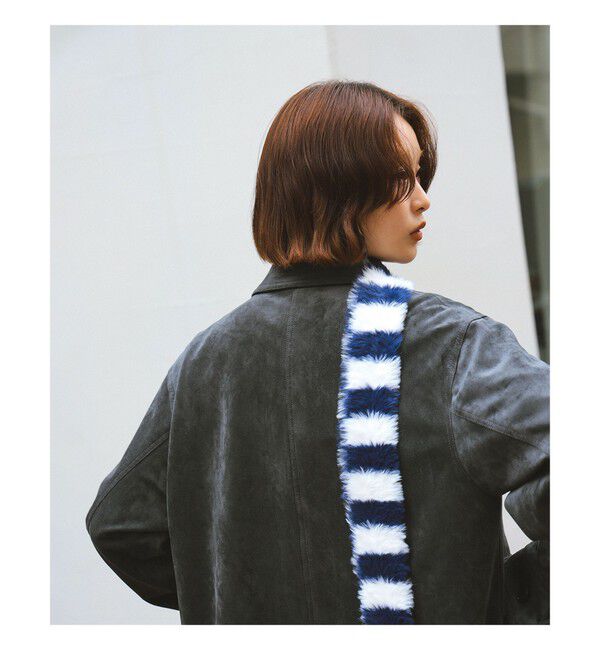 Ray BEAMS 「スリム 柄 マフラー」|マフラー|