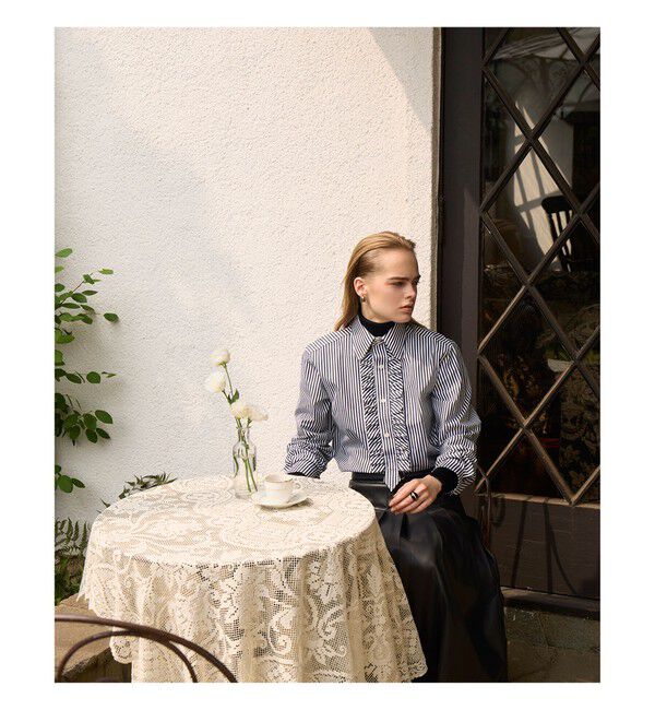 Demi-Luxe BEAMS 「フェイクレザー プリーツスカート」|スカート|