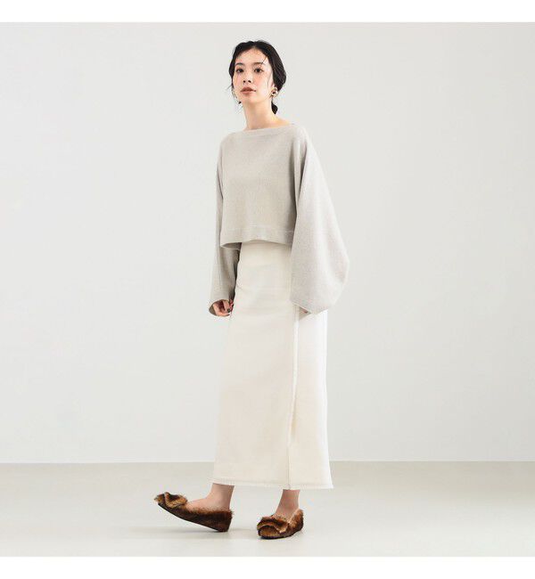 Demi-Luxe BEAMS 「	クロップド 2WAY ニット」|ニット・セーター|