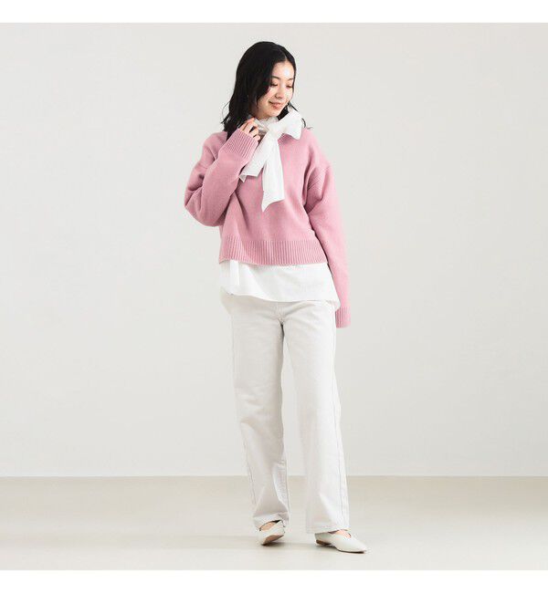 Demi-Luxe BEAMS 「7ゲージ ウール クルーネック プルオーバー」|ニット・セーター|