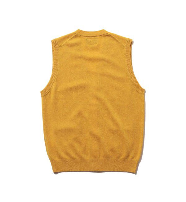 BEAMS PLUS「BEAMS PLUS / Button Knit Vest Solid」|ニット・セーター|