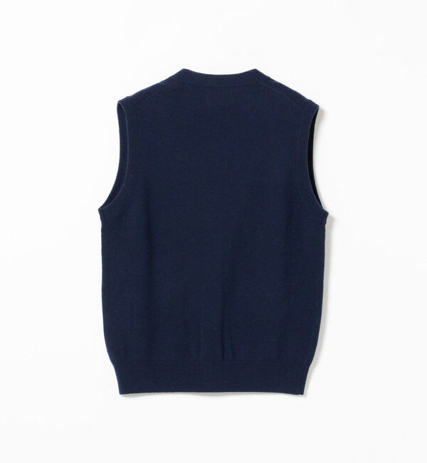 BEAMS PLUS「BEAMS PLUS / Button Knit Vest Solid」|ニット・セーター|