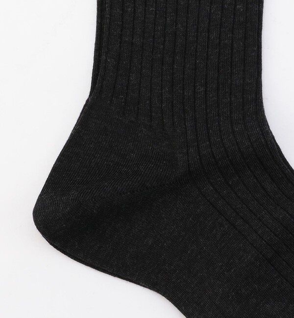SHIPS「SHIPS: コットン ドレス リブソックス」|ソックス|