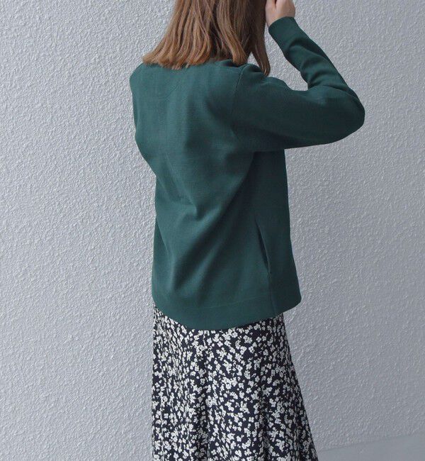 SHIPS any「SHIPS any: 〈手洗い可能〉 ミラノリブ クルーネック カーディガン 24SS◇」|カーディガン|