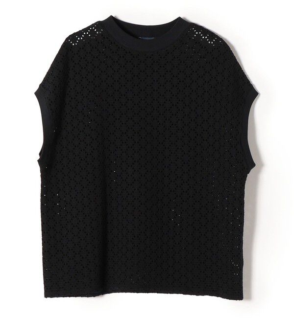 SHIPS for women「《一部追加予約》【WEB限定】〈手洗い可能〉アイレット クルーネック プルオーバー」|Tシャツ・カットソー|