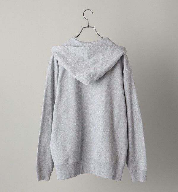 SHIPS「【WEB限定】SHIPS: マイクロ SHIPS 刺繍 ロゴ 裏毛 スウェット ジップ パーカー」|パーカー|