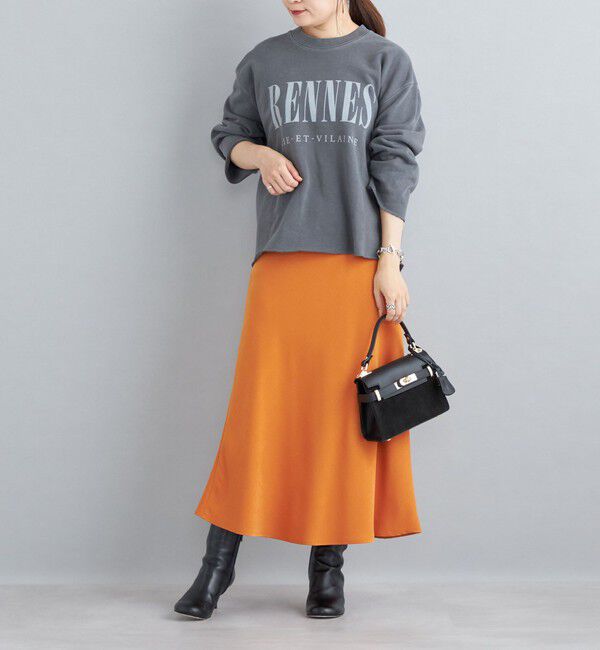 SHIPS for women「〈手洗い可能〉フィブリルサテン マーメイド スカート◇」|スカート|