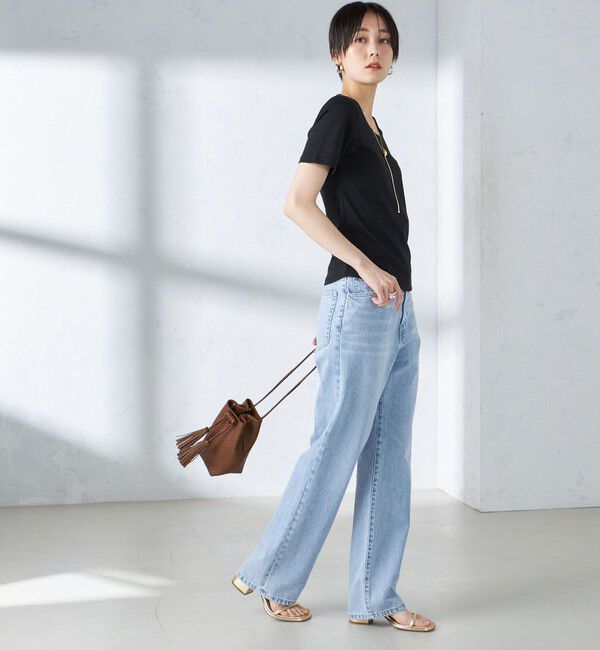 SHIPS for women「〈手洗い可能〉綿 SORONA クルーネック TEE◇」|Tシャツ・カットソー|