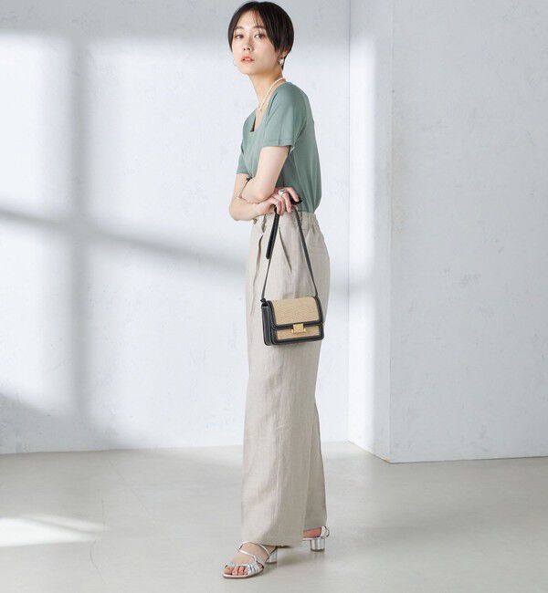 SHIPS for women「〈手洗い可能〉綿 SORONA クルーネック TEE◇」|Tシャツ・カットソー|