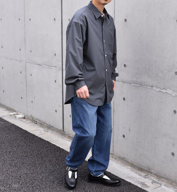 SHIPS any「SHIPS any: バンブー レーヨン バルーンスリーブ ドレープ オーバー シャツ ［BRIOS］◇」|シャツ・ブラウス|