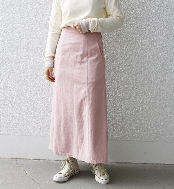 SHIPS any「SHIPS any:〈洗濯機可能〉オーバーダイ バック レースアップ スカート」|スカート|