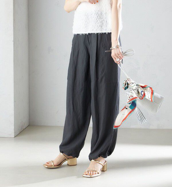 SHIPS for women「〈手洗い可能〉裾 ドロスト カーゴ パンツ ◇」|その他|