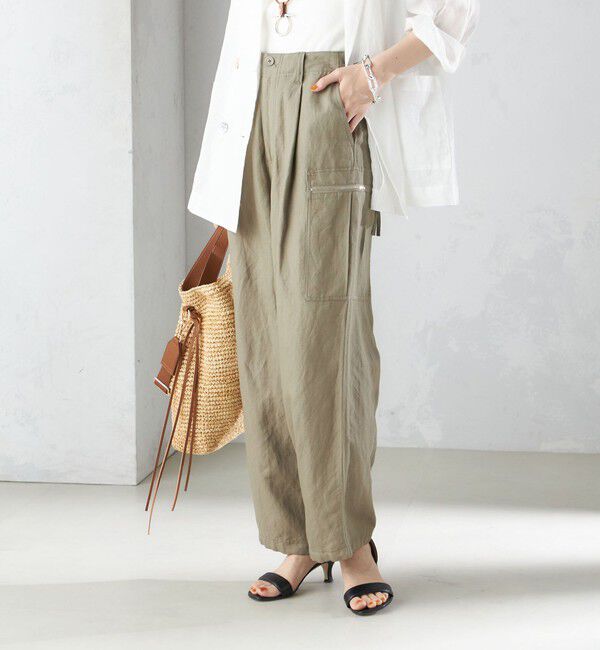 SHIPS for women「〈手洗い可能〉裾 ドロスト カーゴ パンツ ◇」|その他|