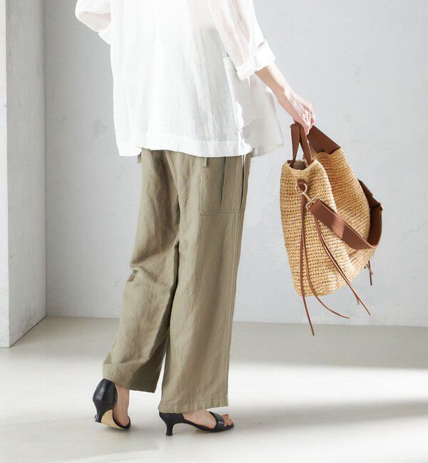 SHIPS for women「〈手洗い可能〉裾 ドロスト カーゴ パンツ ◇」|その他|