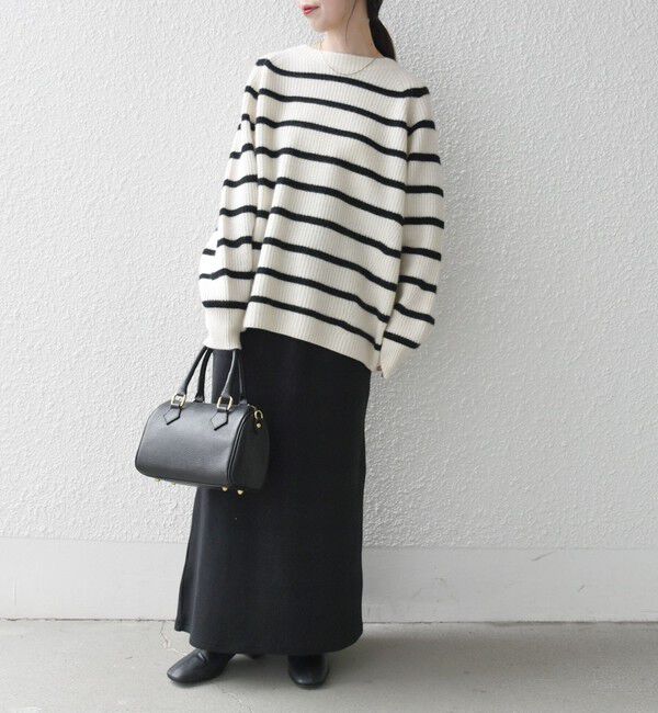 SHIPS any「SHIPS any:〈手洗い可能〉AQUA カシミヤ ミックス ハイネック ニット」|ニット・セーター|