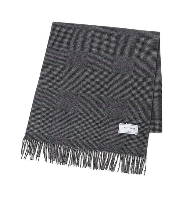 SHIPS any「【WEB限定】SHIPS any: カシミヤ シングル チェック ストール◇」|ストール|