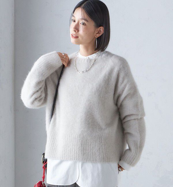 SHIPS for women「〈手洗い可能〉FOX クルーネック プルオーバー」|ニット・セーター|