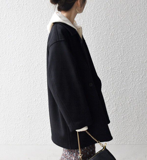 SHIPS any「SHIPS any: ウール コクーン テーラード ショート コート 25AW」|その他|