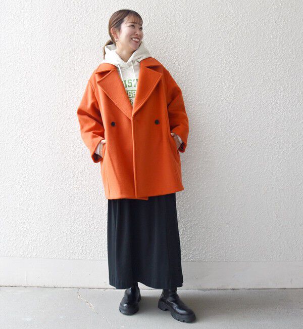 SHIPS any「SHIPS any: ウール コクーン テーラード ショート コート 25AW」|その他|